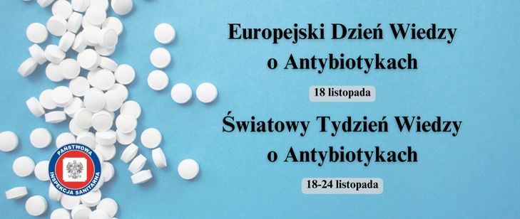 18 listopada 2023r. – Europejski Dzień Wiedzy o Antybiotykach