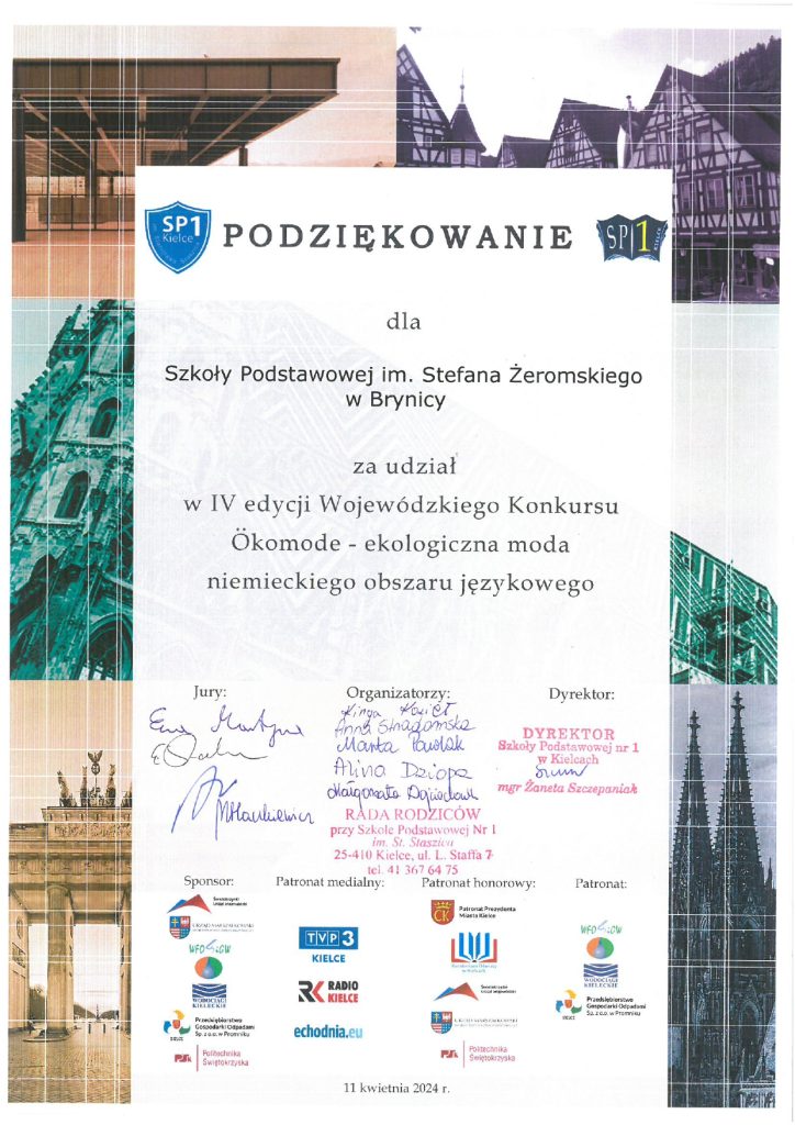 Podziękowanie