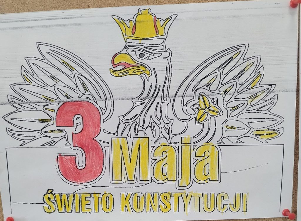 Prace dzieci ze świetlicy szkolnej “Święta Majowe”
