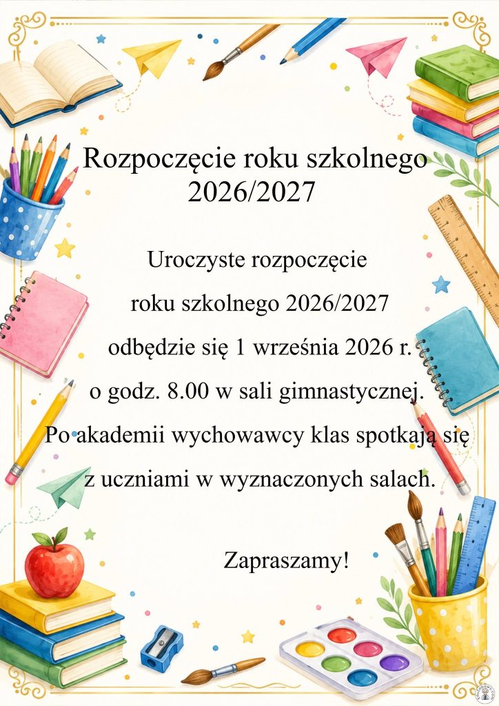 Rozpoczęcie nowego roku szkolnego