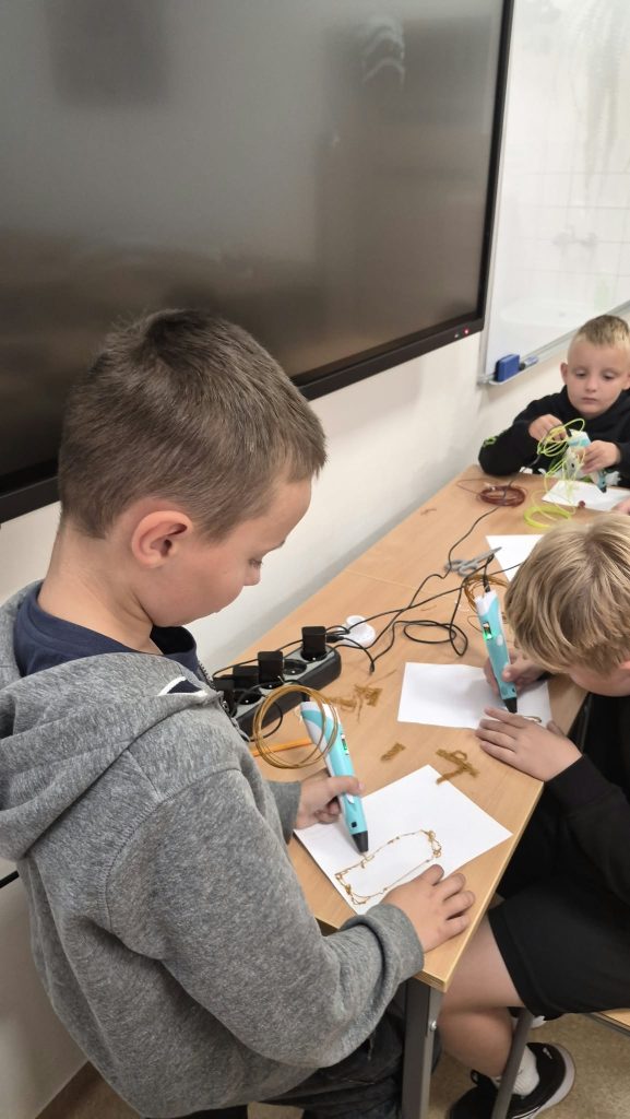 Zajęcia kreatywne w klasie 3b