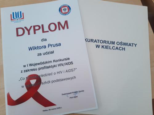 Finalista Konkursu Wiedzy o HIV i AIDS