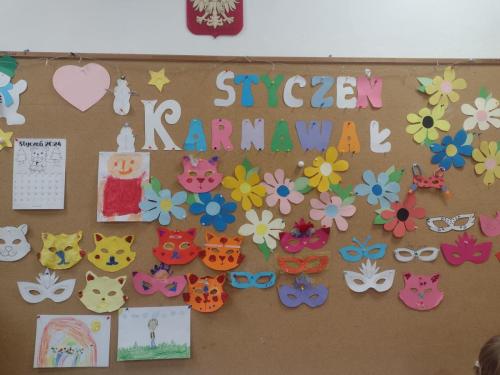 Karnawałowe maski - zajęcia świetlicowe