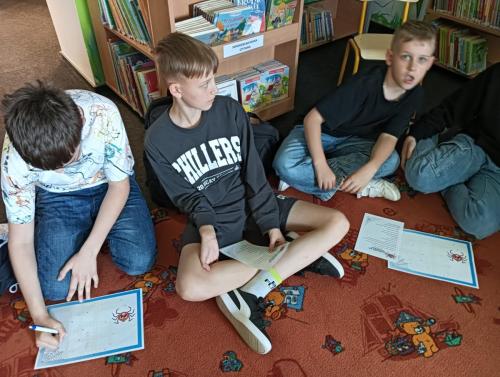 Lekcja biblioteczna i wyjście do kina