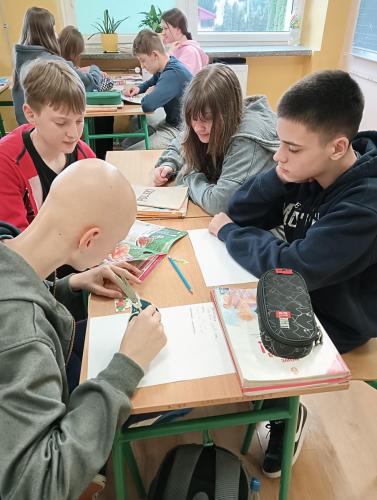 Lekcja teorii literatury w klasie 6