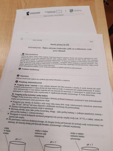 Zajęcia dodatkowe przyrodnicze